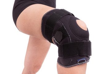 Sanitätshaus Bandage am Knie